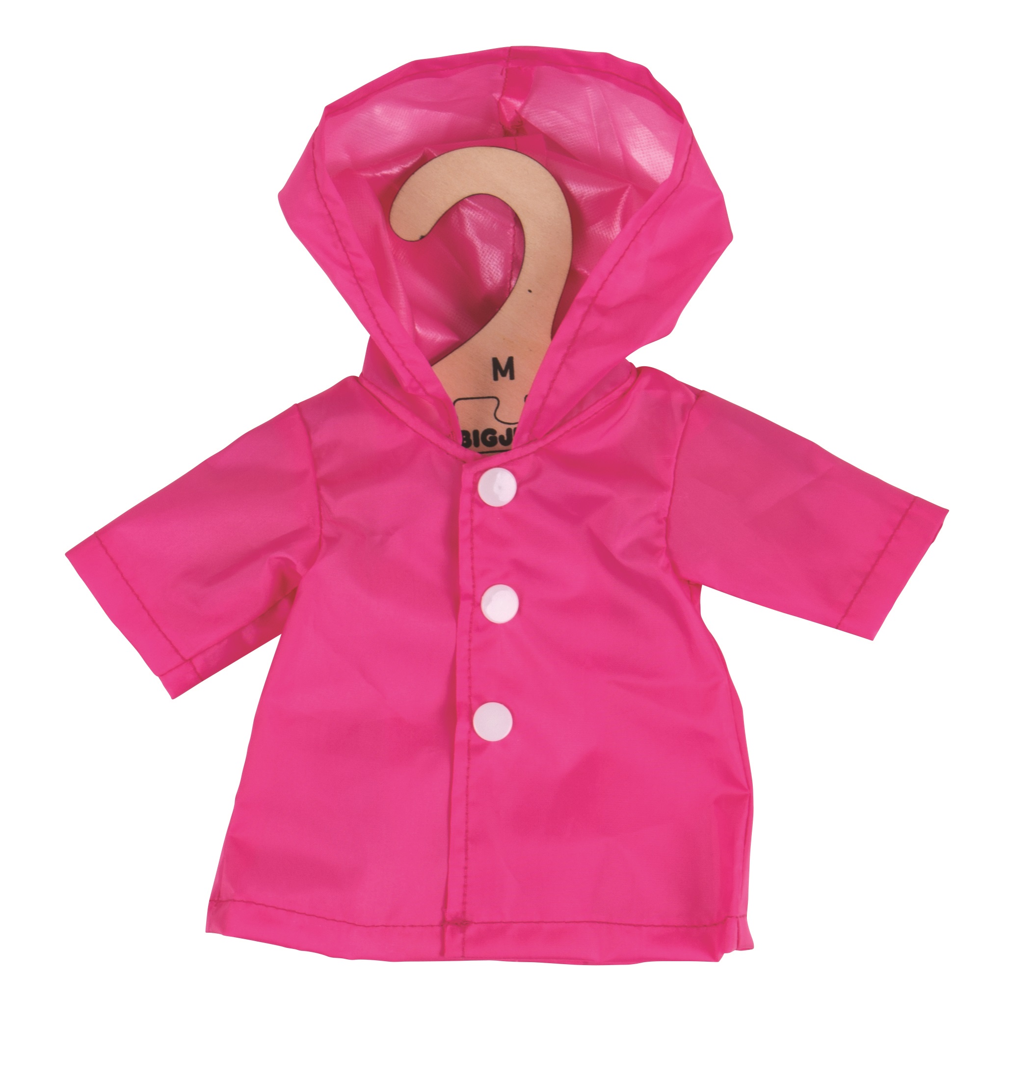 Bigjigs Toys Růžový kabátek pro panenku 34 cm
