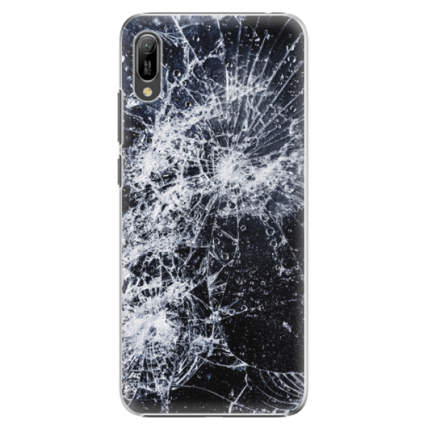 Plastové pouzdro iSaprio - Cracked - Huawei Y6 2019