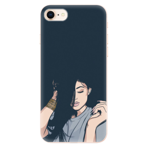 Odolné silikonové pouzdro iSaprio - Swag Girl - iPhone 8