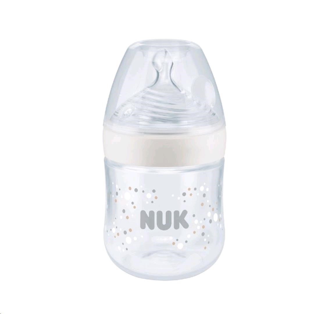 Kojenecká láhev NUK Nature Sense s kontrolou teploty 150 ml - bílá
