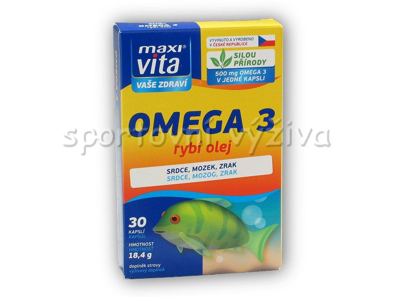Maxivita Omega 3 Rybí olej 30 kapslí