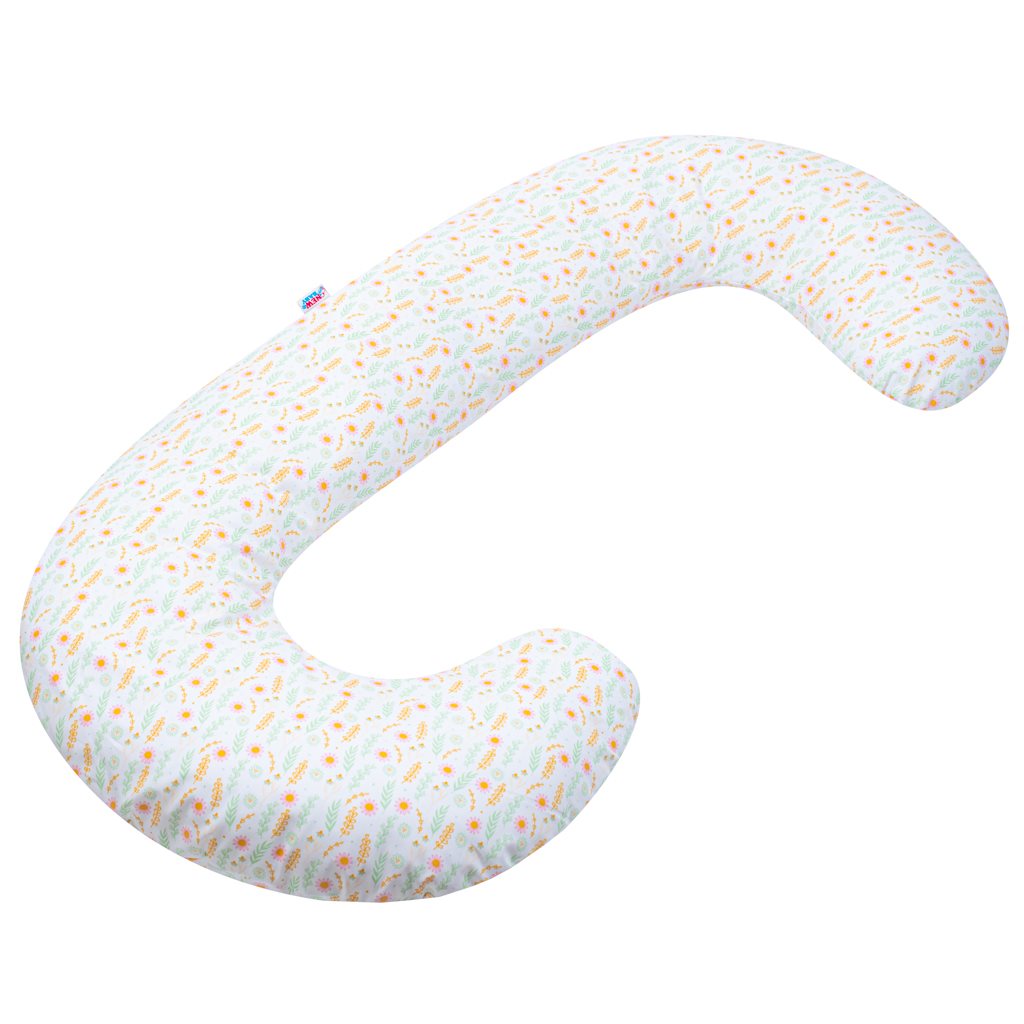 Univerzální kojící polštář ve tvaru C New Baby - Harmony - bílá