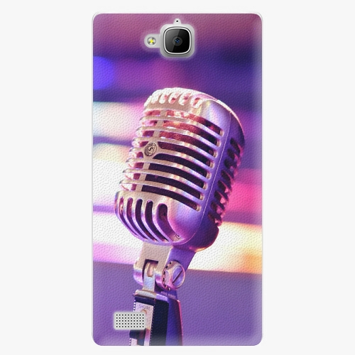 Plastový kryt iSaprio - Vintage Microphone - Huawei Honor 3C