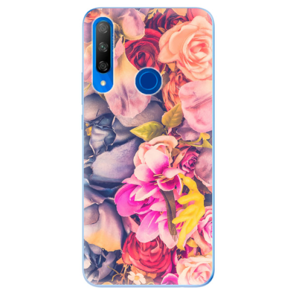 Odolné silikonové pouzdro iSaprio - Beauty Flowers - Huawei Honor 9X