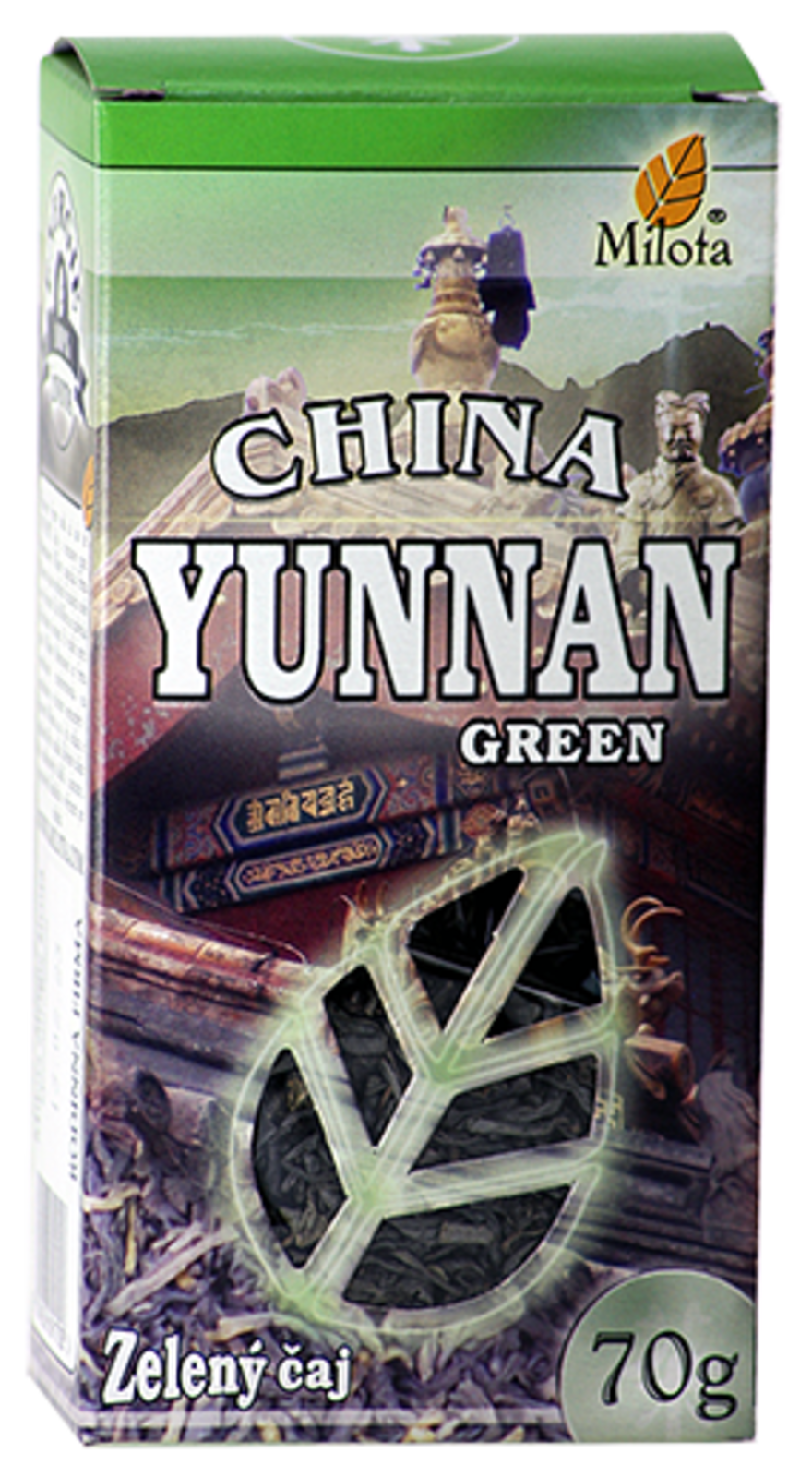 China Yunnan green OP 70g Listový čaj zelený