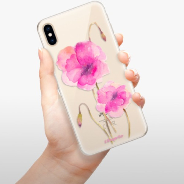 Silikonové pouzdro iSaprio - Poppies 02 - iPhone XS Max
