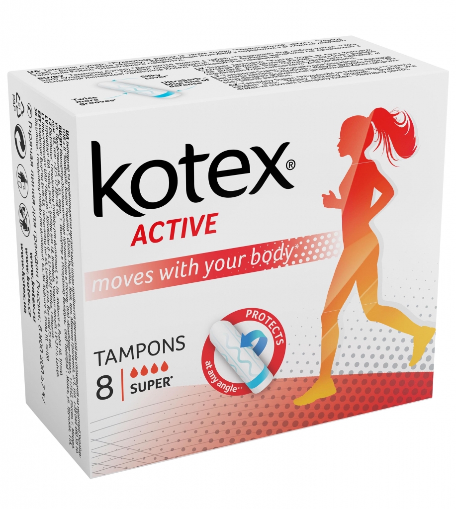KOTEX® Active Super tampony 8 ks