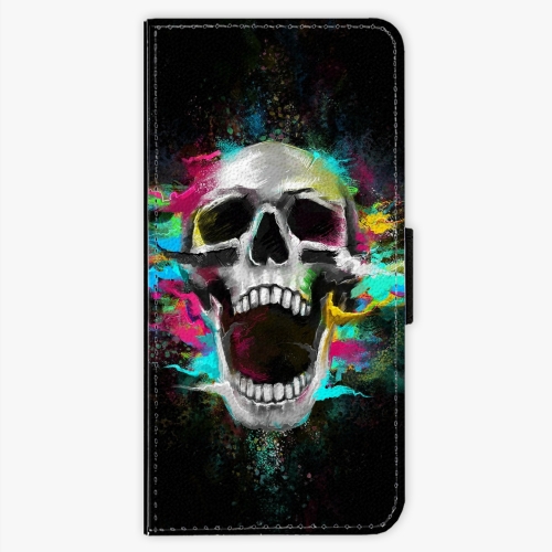Flipové pouzdro iSaprio - Skull in Colors - Samsung Galaxy S8