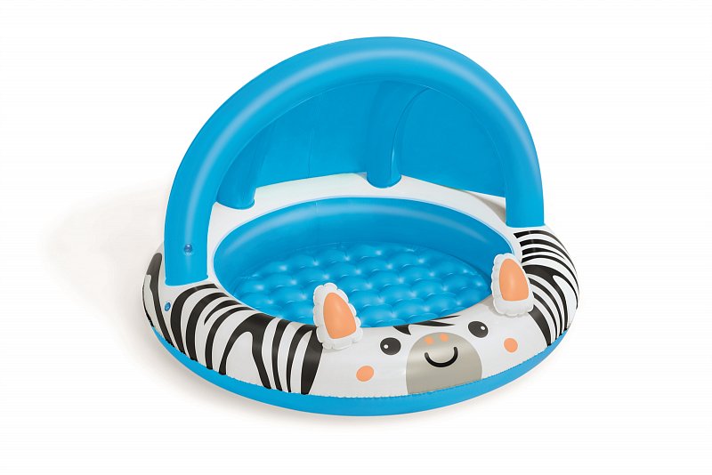 Bestway - Nafukovací bazének se stříškou zebra, 97x66 cm