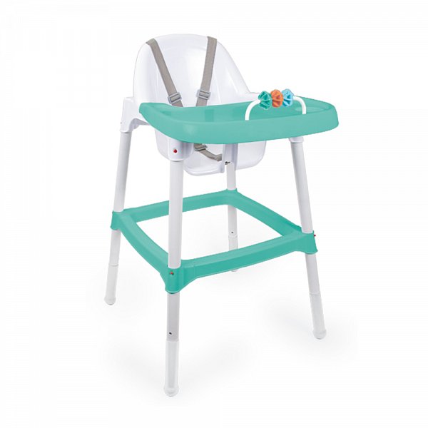 Dolu Baby - Dětská jídelní židlička s chrastítkem, zelená
