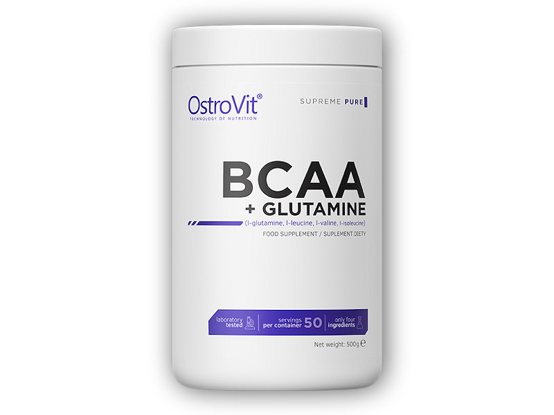 BCAA + glutamine - 500g-citron