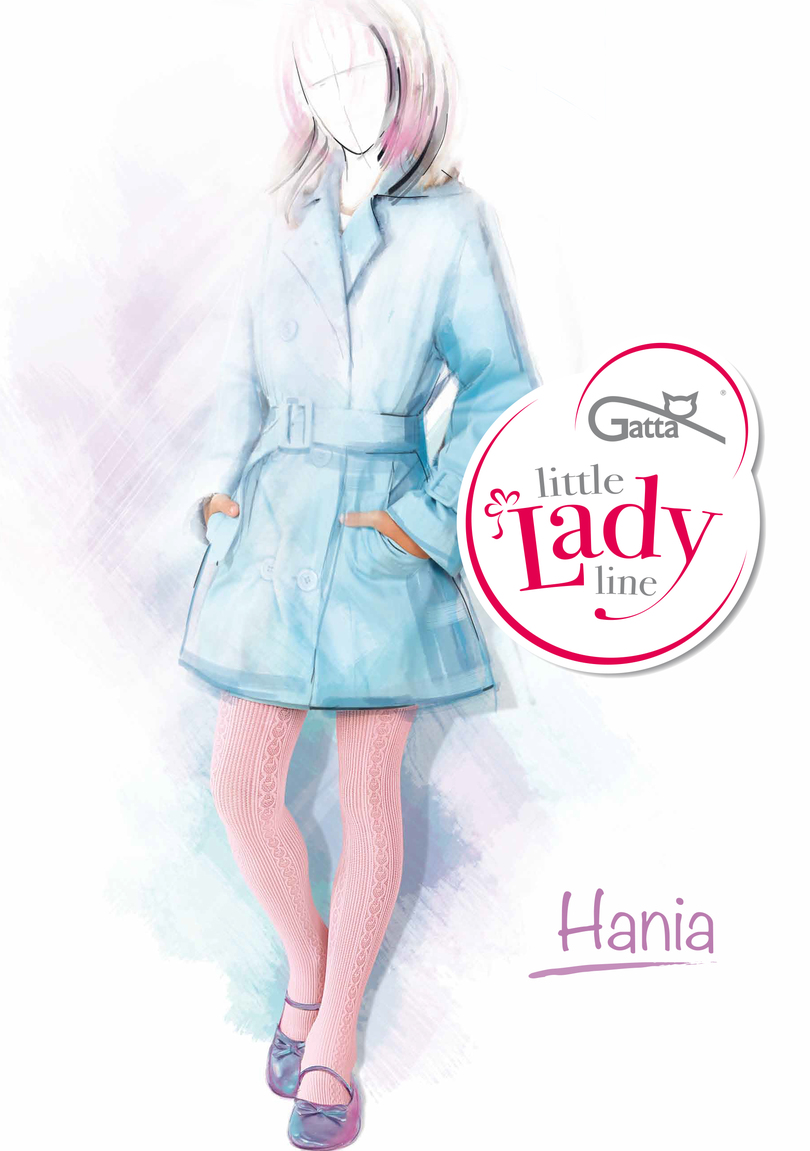 HANIA - vzorované punčochové kalhoty - GATTA LITTLE LADY LINE