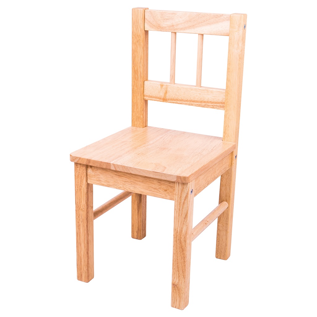 Bigjigs Toys Dřevěná židle přírodní
