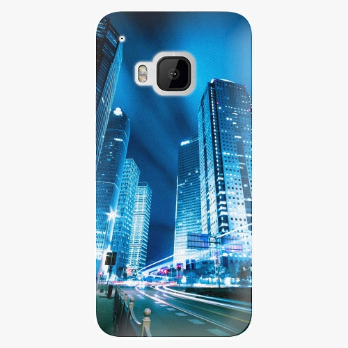Plastový kryt iSaprio - Night City Blue - HTC One M9