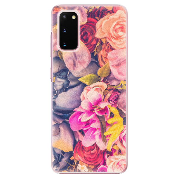 Plastové pouzdro iSaprio - Beauty Flowers - Samsung Galaxy S20