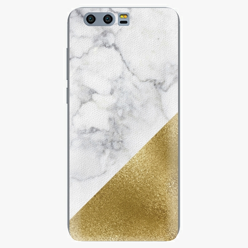 Plastový kryt iSaprio - Gold and WH Marble - Huawei Honor 9