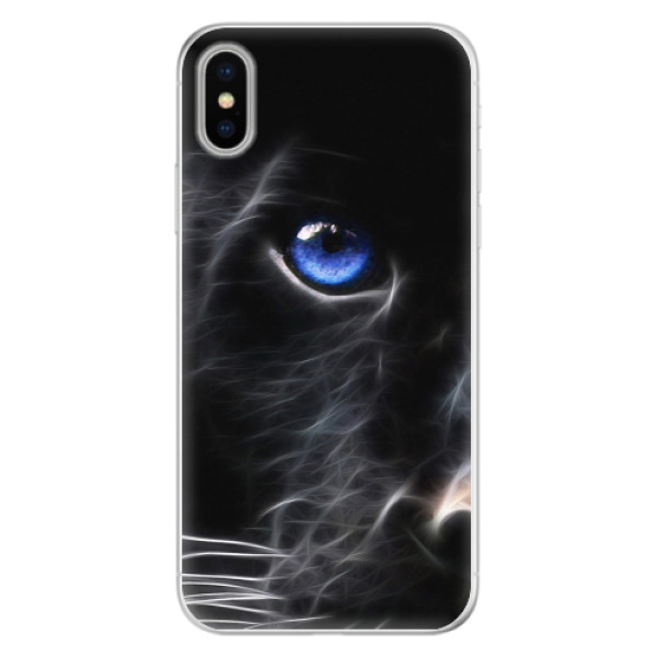 Silikonové pouzdro iSaprio - Black Puma - iPhone X