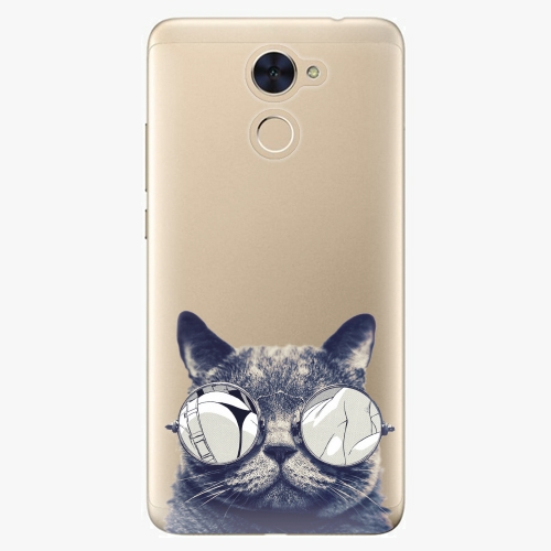 Plastový kryt iSaprio - Crazy Cat 01 - Huawei Y7 / Y7 Prime