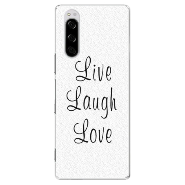 Plastové pouzdro iSaprio - Live Laugh Love - Sony Xperia 5