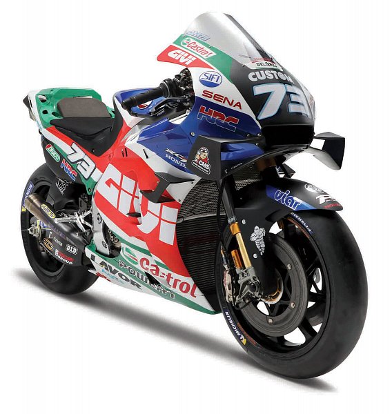 Maisto Honda - Motocykl, LCR Honda 2021 (#73 Alex Marquez), 1:18