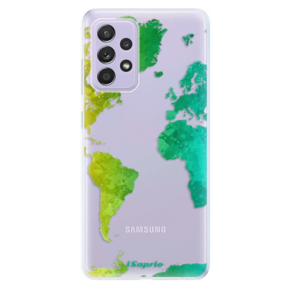 Odolné silikonové pouzdro iSaprio - Cold Map - Samsung Galaxy A52/A52 5G