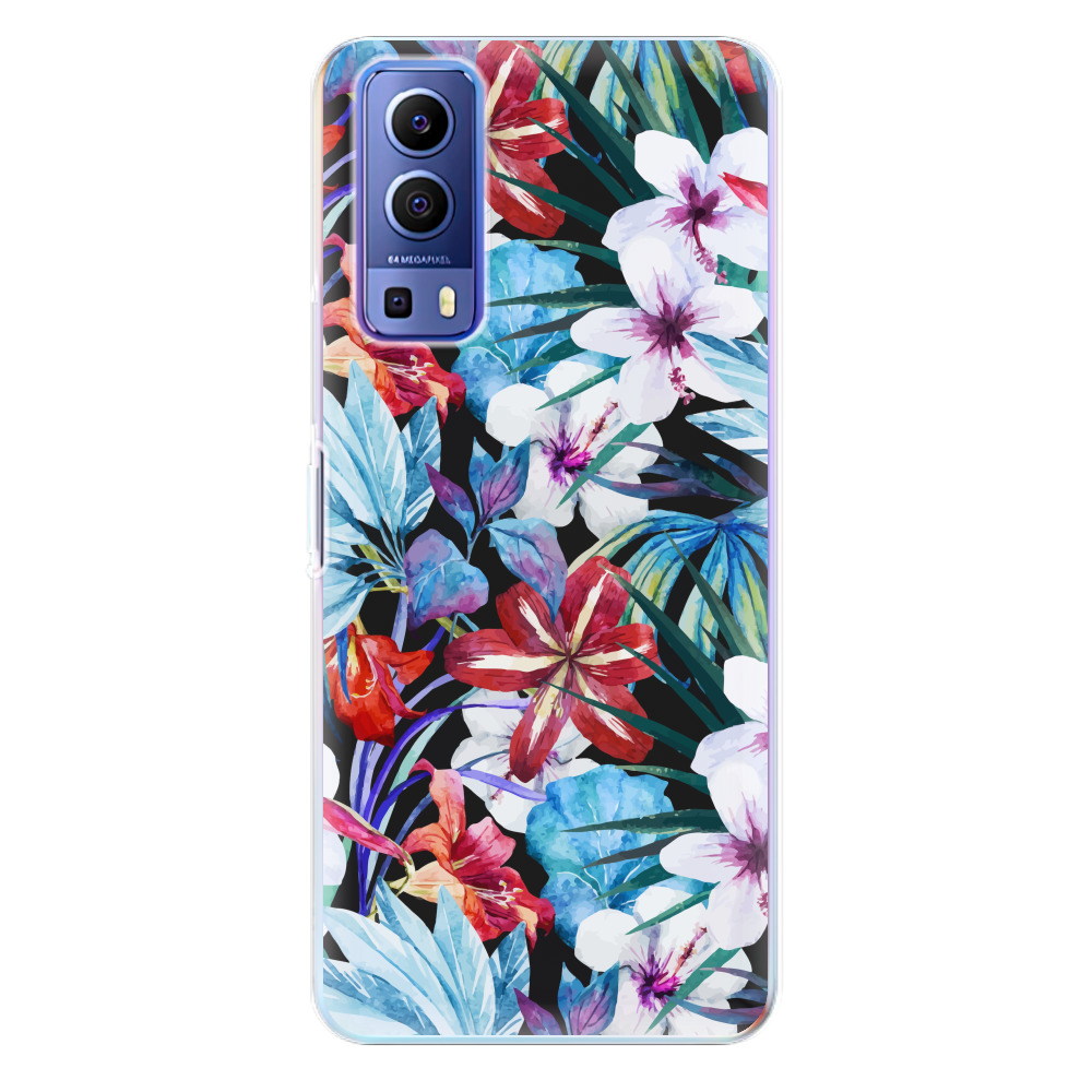 Odolné silikonové pouzdro iSaprio - Tropical Flowers 05 - Vivo Y72 5G