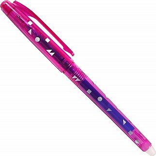 Růžové gumovací pero