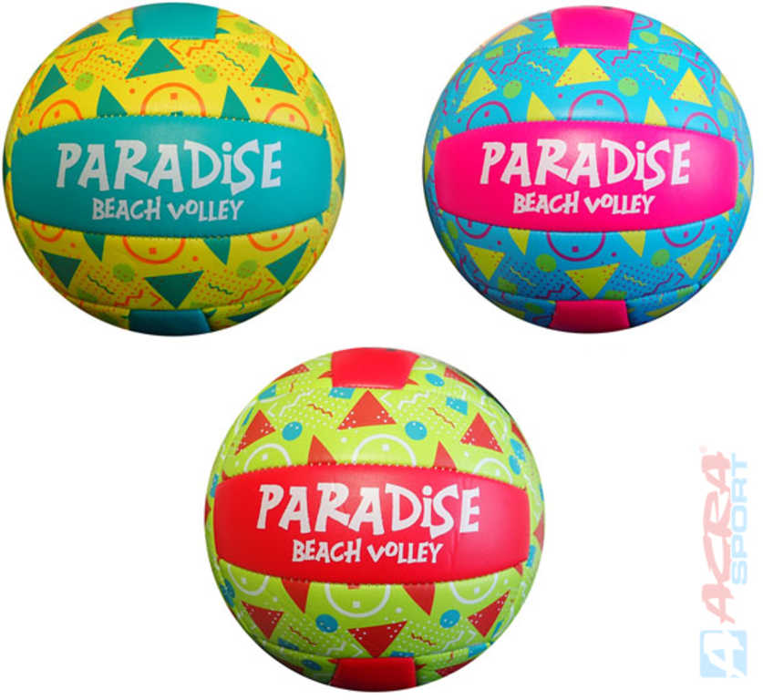 ACRA Volejbalový míč na plážový volejbal Malibu / Paradise různé barvy