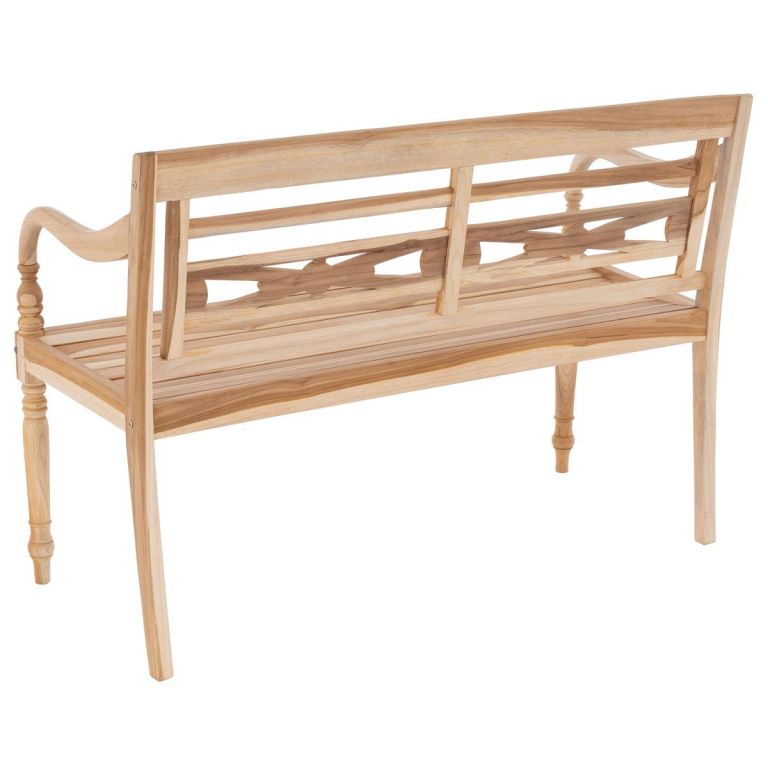DIVERO Zahradní dřevěná lavička - 119 cm