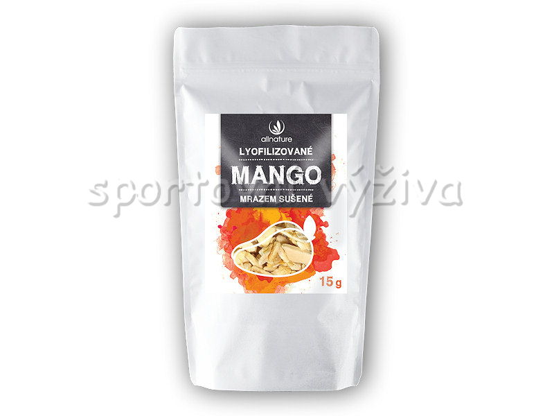 Allnature Mango sušené mrazem plátky 15g