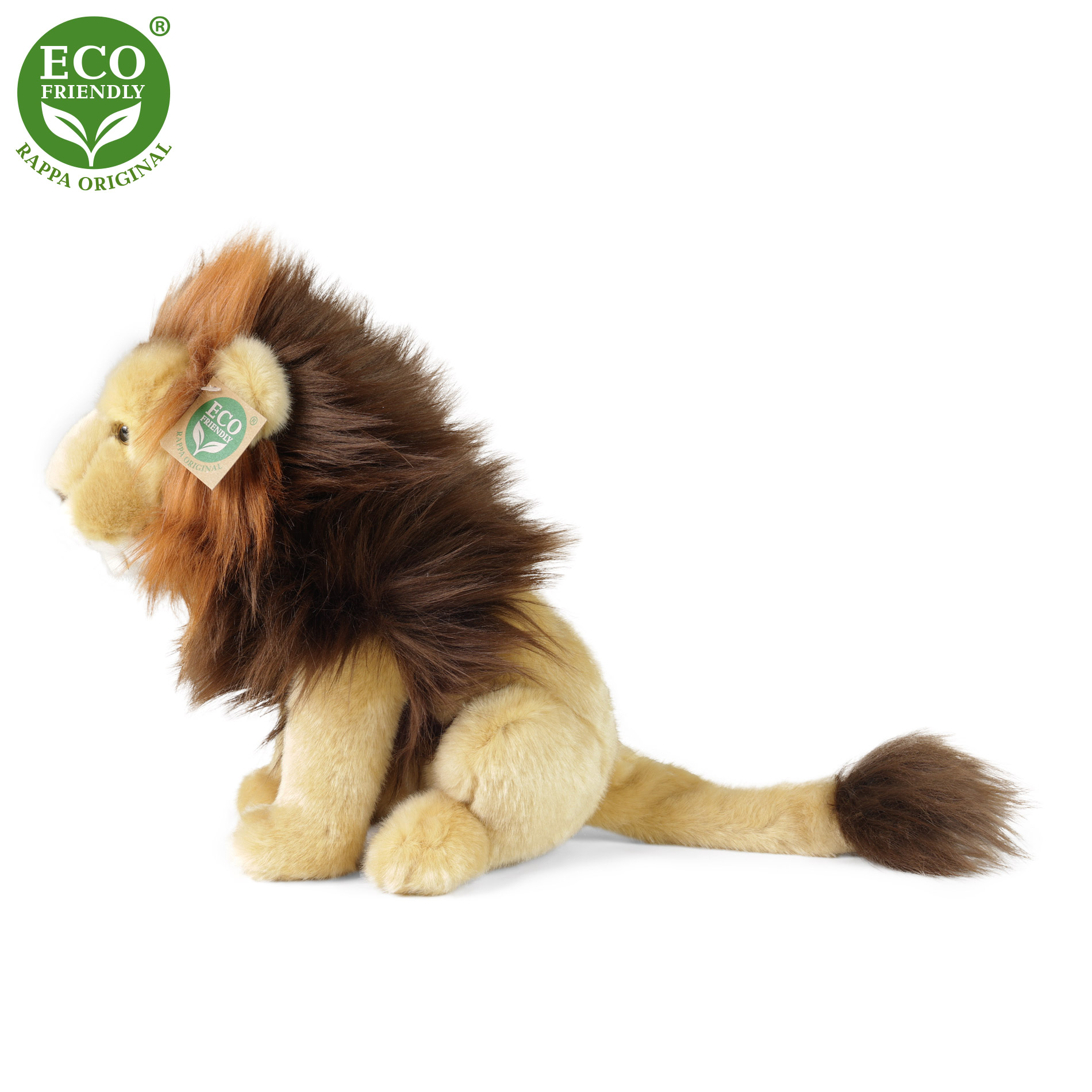 Rappa Eco-Friendly - Plyšový lev sedící 25 cm