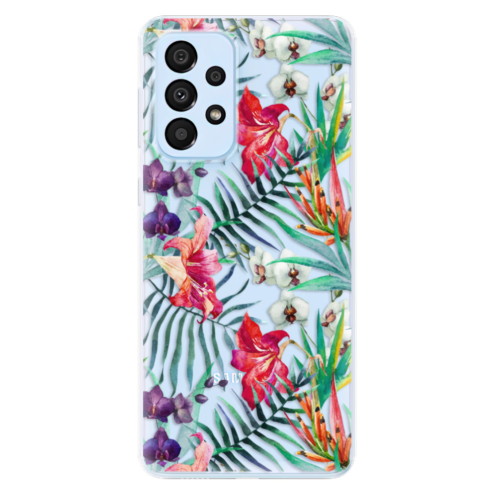 Odolné silikonové pouzdro iSaprio - Flower Pattern 03 - Samsung Galaxy A33 5G