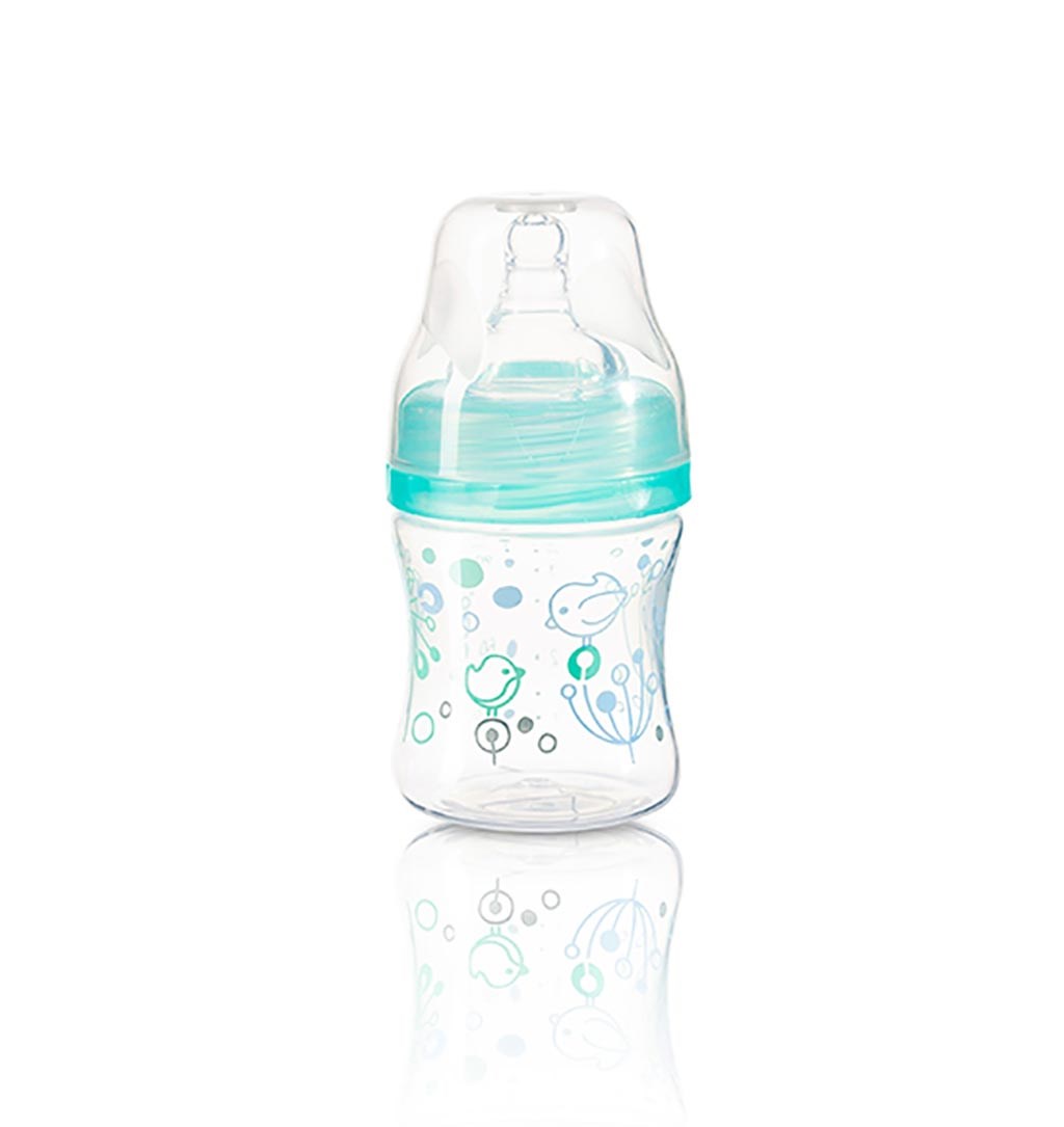 Antikoliková láhev s širokým hrdlem Baby Ono 120 ml - modrá