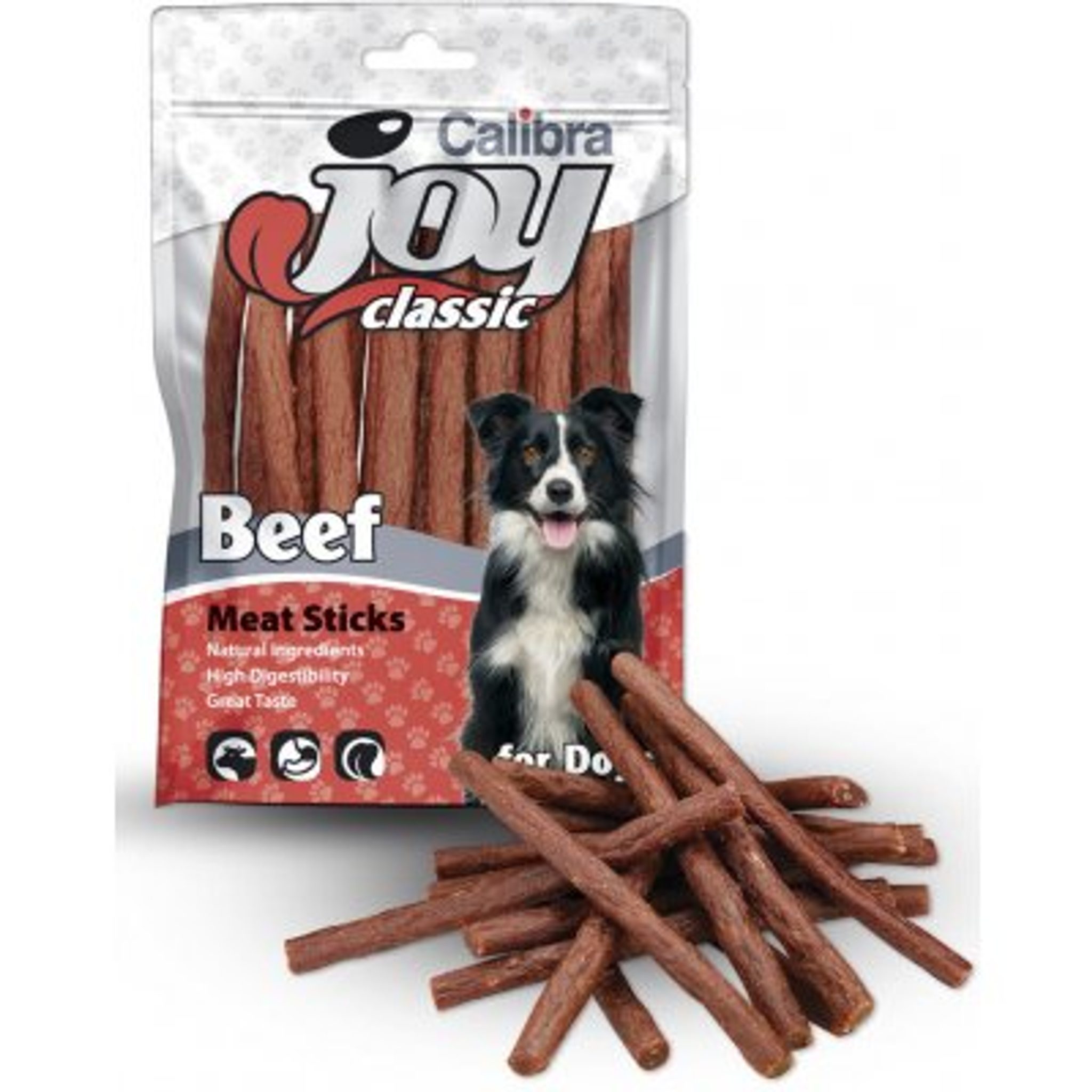 Calibra Joy Dog Classic Beef Sticks 80g NEW