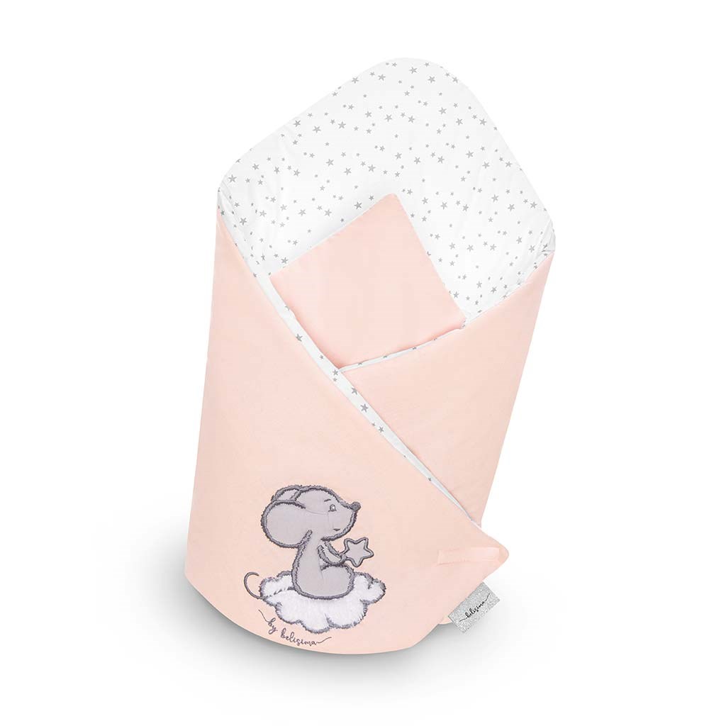  - Zavinovačka s výztuží Belisima Cute Mouse - růžová