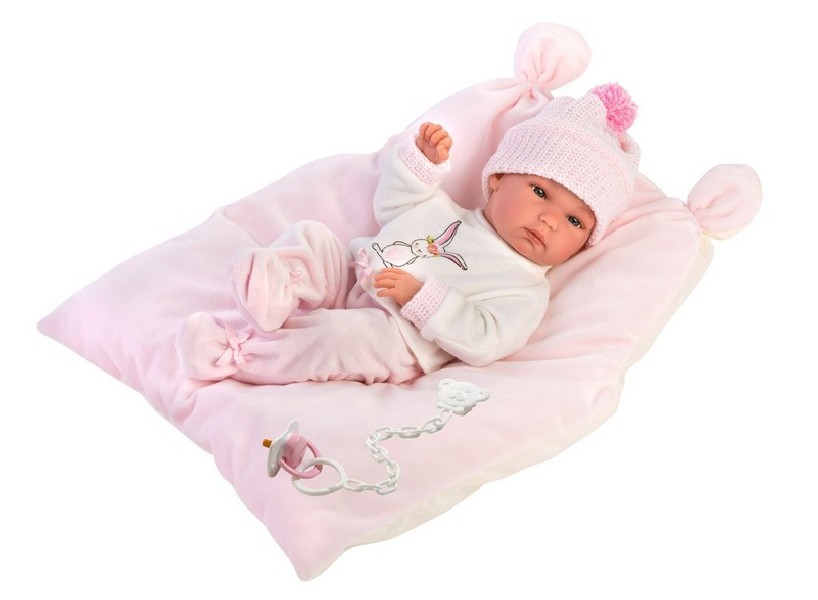 NEW BORN HOLČIČKA - realistická panenka miminko 35 cm