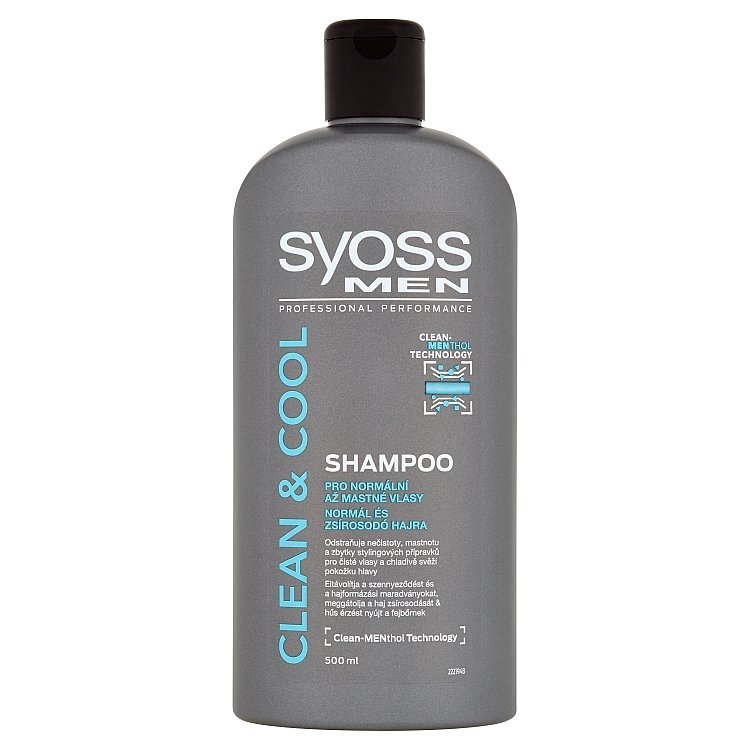 Syoss Men Clean & Cool šampon 440 ml