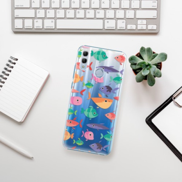 Plastové pouzdro iSaprio - Fish pattern 01 - Huawei Honor 10 Lite