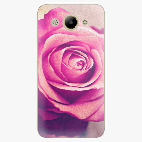 Plastový kryt iSaprio - Pink Rose - Huawei Y3 2017