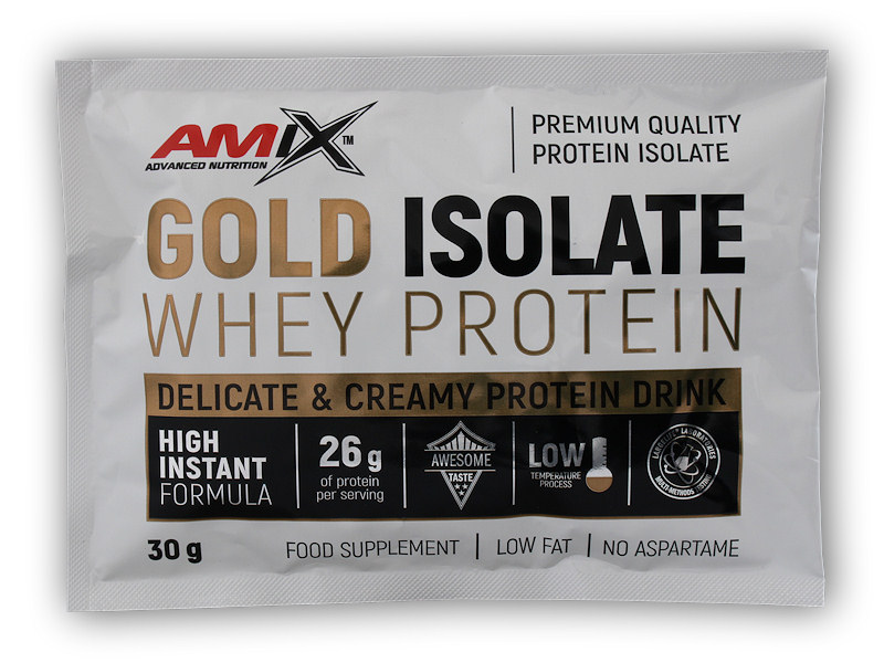 Gold Whey Protein Isolate akce 30g-pineapple-coconut-juice