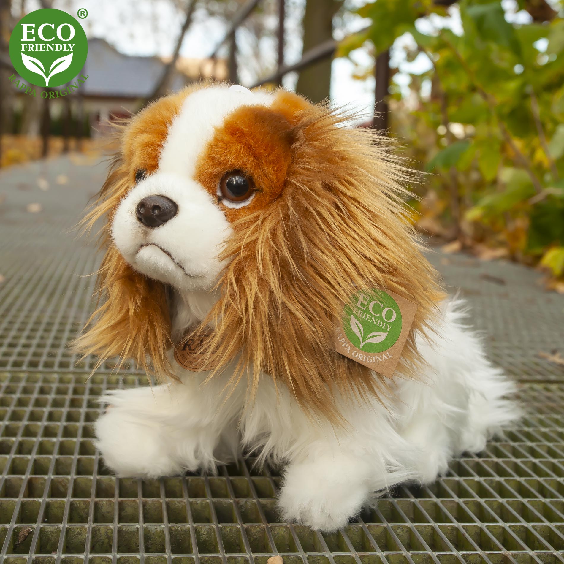 Rappa Eco-Friendly - Plyšový pes king charles španěl 25 cm