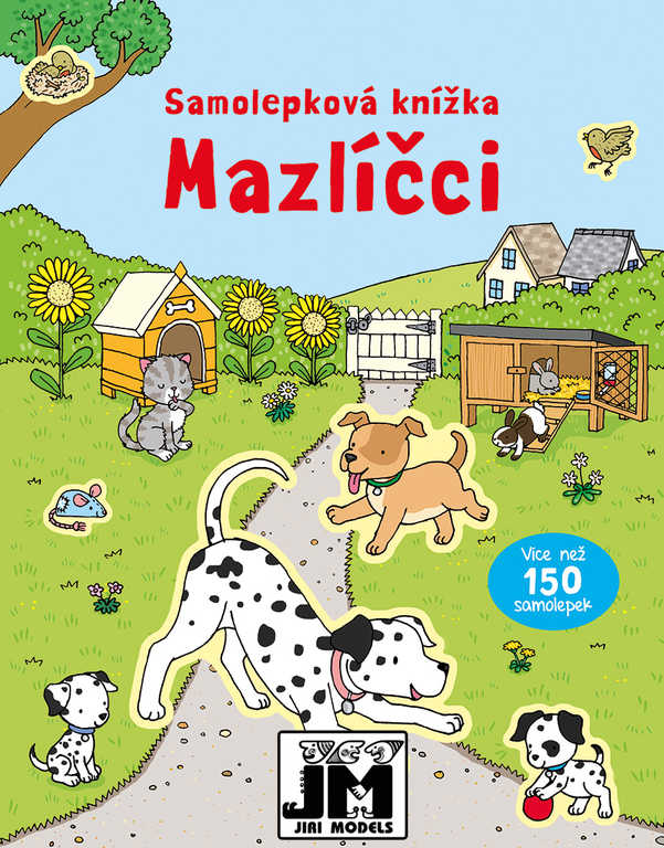 JIRI MODELS Samolepková knížka Mazlíčci 150 samolepek