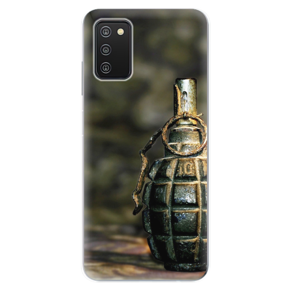 Odolné silikonové pouzdro iSaprio - Grenade - Samsung Galaxy A03s