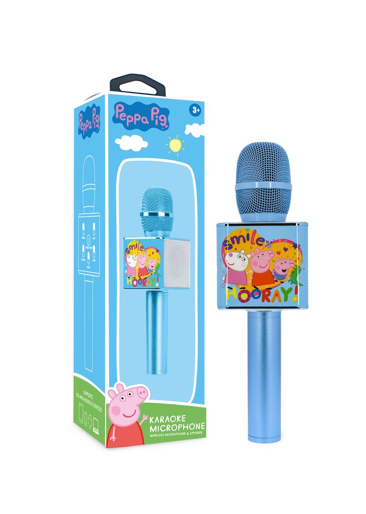 Peppa Pig Karaoke microphone with Bluetooth speaker