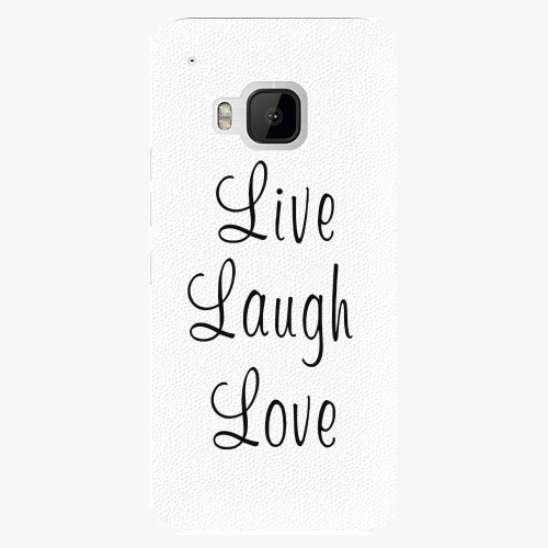 Plastový kryt iSaprio - Live Laugh Love - HTC One M9