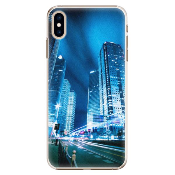 Plastové pouzdro iSaprio - Night City Blue - iPhone XS Max