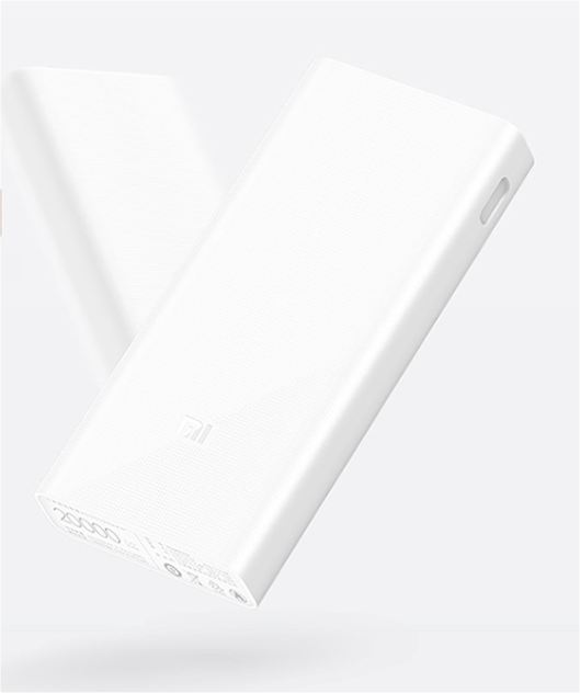Xiaomi powerbanka s duálním USB portem - bílá