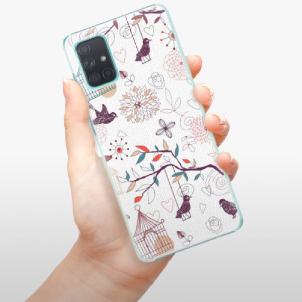 Plastové pouzdro iSaprio - Birds - Samsung Galaxy A71