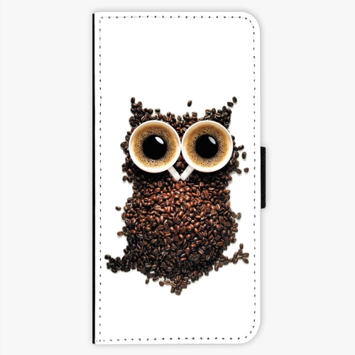 Flipové pouzdro iSaprio - Owl And Coffee - Samsung Galaxy S8