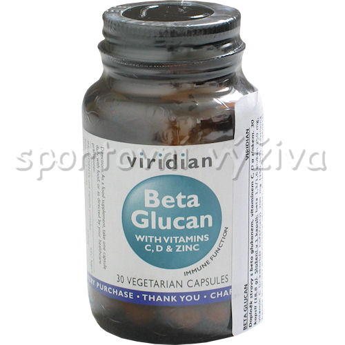 Beta Glucan With Vitamins C,D +Zinc 30 kapslí